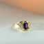 Loena amethyst ring 14k gold - Studio Kroewe