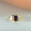 Loena amethyst ring 14k gold - Studio Kroewe