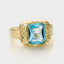 Loene topaz ring 14k gold - Studio Kroewe