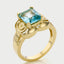 Loene topaz ring 14k gold - Studio Kroewe