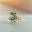 Loene topaz ring 14k gold - Studio Kroewe