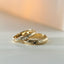 Lonny black sapphire ring 14k gold - Studio Kroewe
