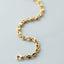 Loris 4.2mm coffeebean bracelet 14k gold - Studio Kroewe