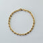 Loris 4.2mm coffeebean bracelet 14k gold - Studio Kroewe