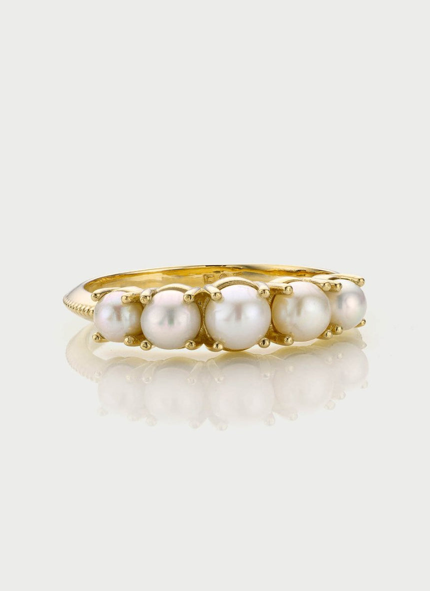 Georgia diamond ring 14k gold - Studio Kroewe