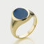 Lous signet ring 14k gold - Studio Kroewe