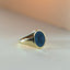 Lous signet ring 14k gold - Studio Kroewe