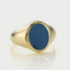 Lous signet ring 14k gold - Studio Kroewe