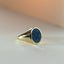 Lous signet ring 14k gold - Studio Kroewe