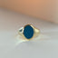 Lous signet ring 14k gold - Studio Kroewe