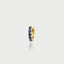 Lovi sapphire single huggie 14k gold - Studio Kroewe