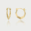 Malala lapide earrings 14k gold - Studio Kroewe