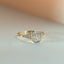Mari diamond octagon 1.75ct ring 14k gold - Studio Kroewe