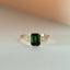 Mari diamond octagon tourmaline ring 14k gold - Studio Kroewe
