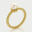 Marni pearl ring 14k gold - Studio Kroewe