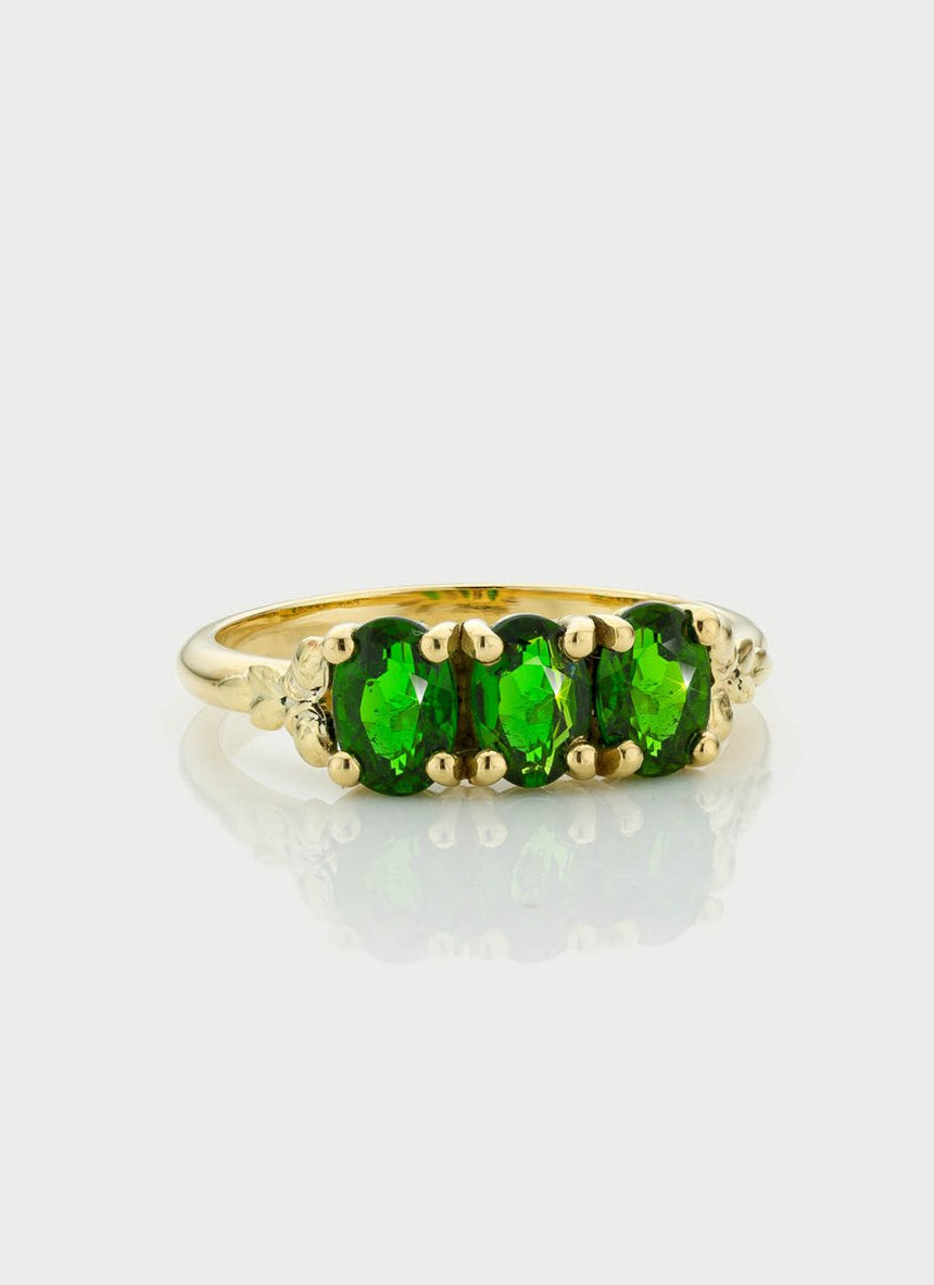 Georgia diamond ring 14k gold - Studio Kroewe