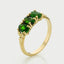 Max chrome diopside ring 14k gold - Studio Kroewe