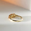 Max citrine ring 14k gold - Studio Kroewe