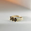Max smoky quartz ring 14k gold - Studio Kroewe