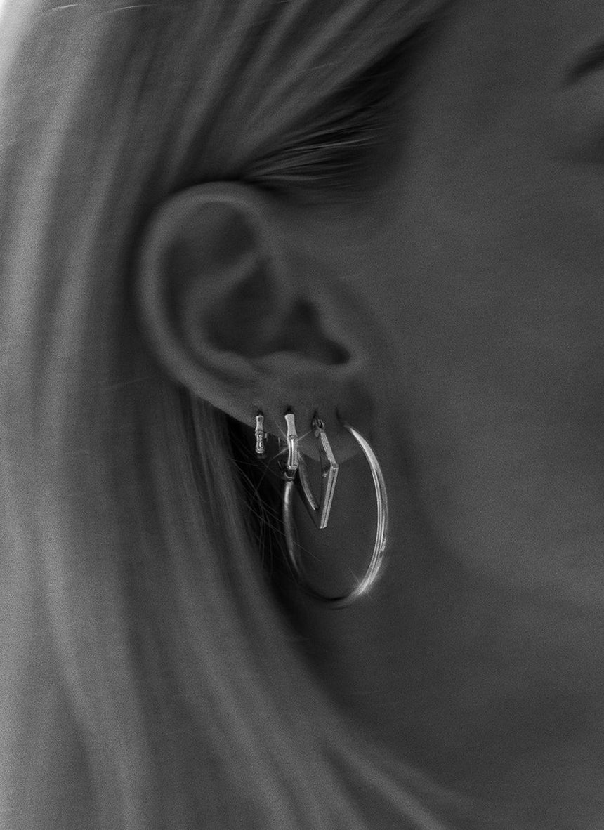 May geometric earrings 14k gold - Studio Kroewe