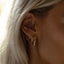 May geometric earrings 14k gold - Studio Kroewe