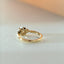 Millie oval flower diamond ring 14k gold - Studio Kroewe