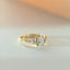 Millie oval flower diamond ring 14k gold - Studio Kroewe