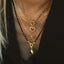 Mollie heart birthstone charm 14k gold - Studio Kroewe