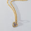 Mollie heart birthstone charm 14k gold - Studio Kroewe