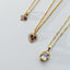 Mollie heart birthstone charm 14k gold - Studio Kroewe