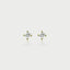 Moxie diamond earstud 14k gold - Studio Kroewe