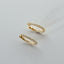 Nala diamond earrings 14k gold - Studio Kroewe