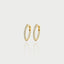 Nala diamond earrings 14k gold - Studio Kroewe
