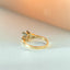 Noa emerald cut diamond ring 14k gold - Studio Kroewe