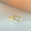 Noa emerald cut diamond ring 14k gold - Studio Kroewe