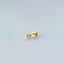 Novi diamond earstud 14k gold - Studio Kroewe