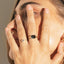 Nya halo diamond ring 14k gold - Studio Kroewe