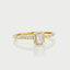 Nya halo diamond ring 14k gold - Studio Kroewe