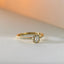 Nya halo diamond ring 14k gold - Studio Kroewe