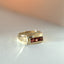 Oby garnet ring 14k gold - Studio Kroewe