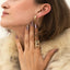 Oby garnet ring 14k gold - Studio Kroewe