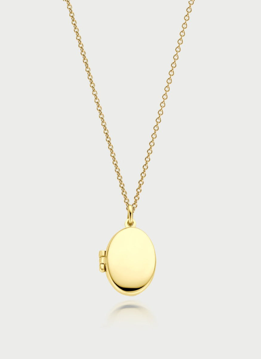 Ollie signet medallion 14k gold - Studio Kroewe
