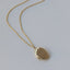 Ollie signet medallion 14k gold - Studio Kroewe