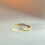 Paddy diamond curve ring 14k gold - Studio Kroewe
