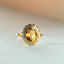 Perry citrine ring 14k gold - Studio Kroewe