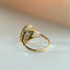 Perry green amethyst ring 14k gold - Studio Kroewe