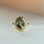 Perry green amethyst ring 14k gold - Studio Kroewe