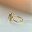 Perry green amethyst ring 14k gold - Studio Kroewe