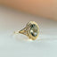 Perry green amethyst ring 14k gold - Studio Kroewe