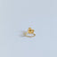 Pinhead diamond earstud 14k gold - Studio Kroewe